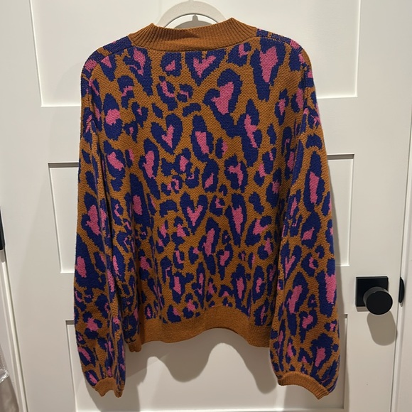 Farm Rio animal print sweater - Picture 3 of 4